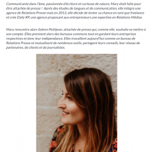 attachée de presse freelance